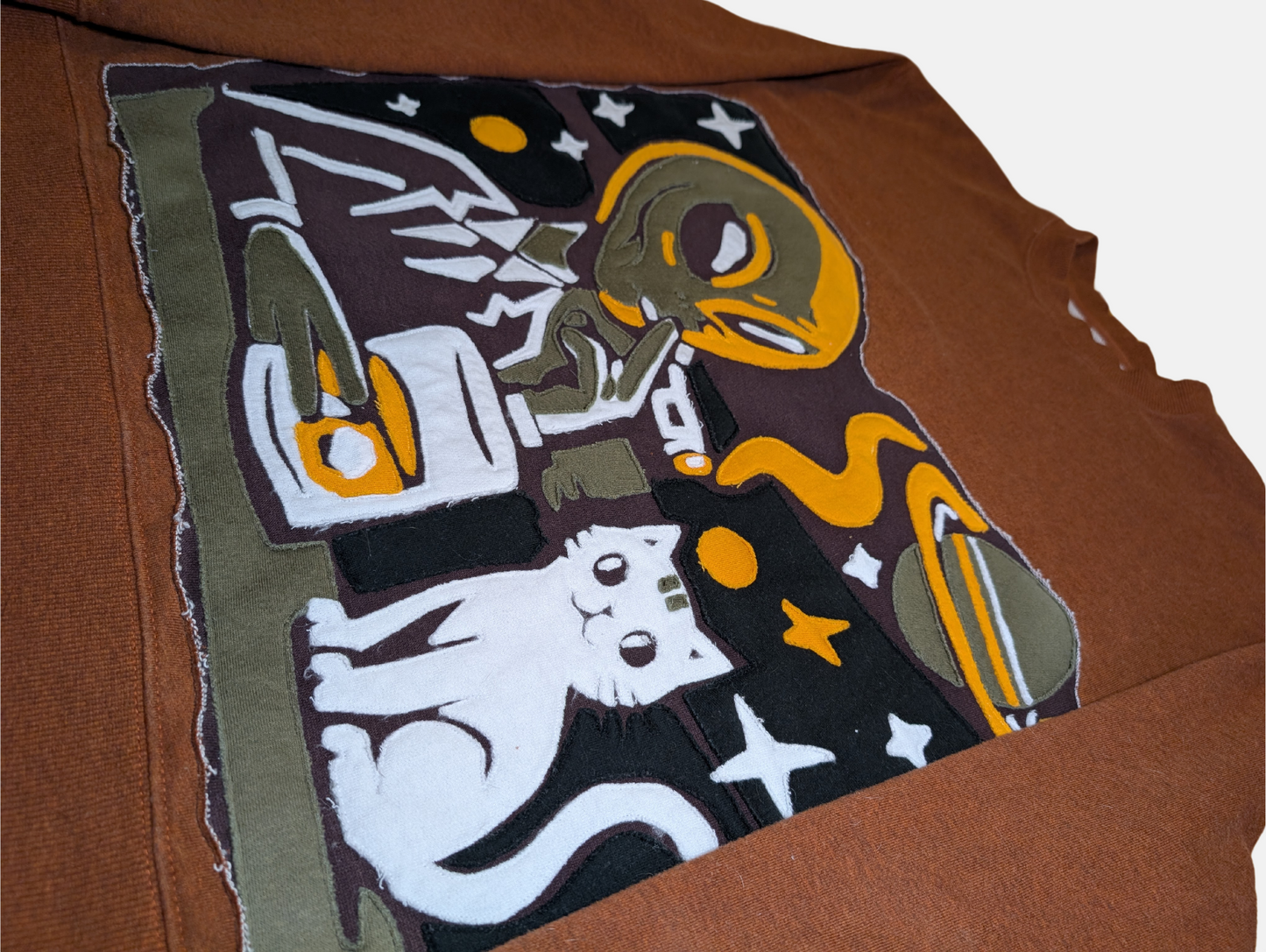 Alien & Cat Sweatshirt